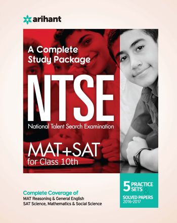 Arihant A Complete Study Guide NTSE (MAT + SAT) for Class 10th